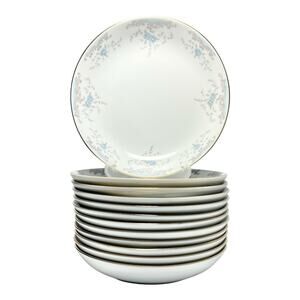 Imperial “Seville” Set of 12 Porcelain Coupe Soup Bowls 7 1/2”